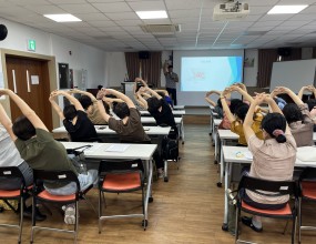 [기관직무교육] 통영지역 장기요양요원 소진예방 웃음치료 교육-2025년 8월 28일 오후 4시 30분-통영YWCA 교육장 